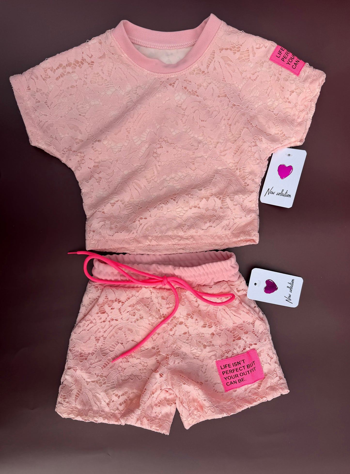 Perfect set kant roze