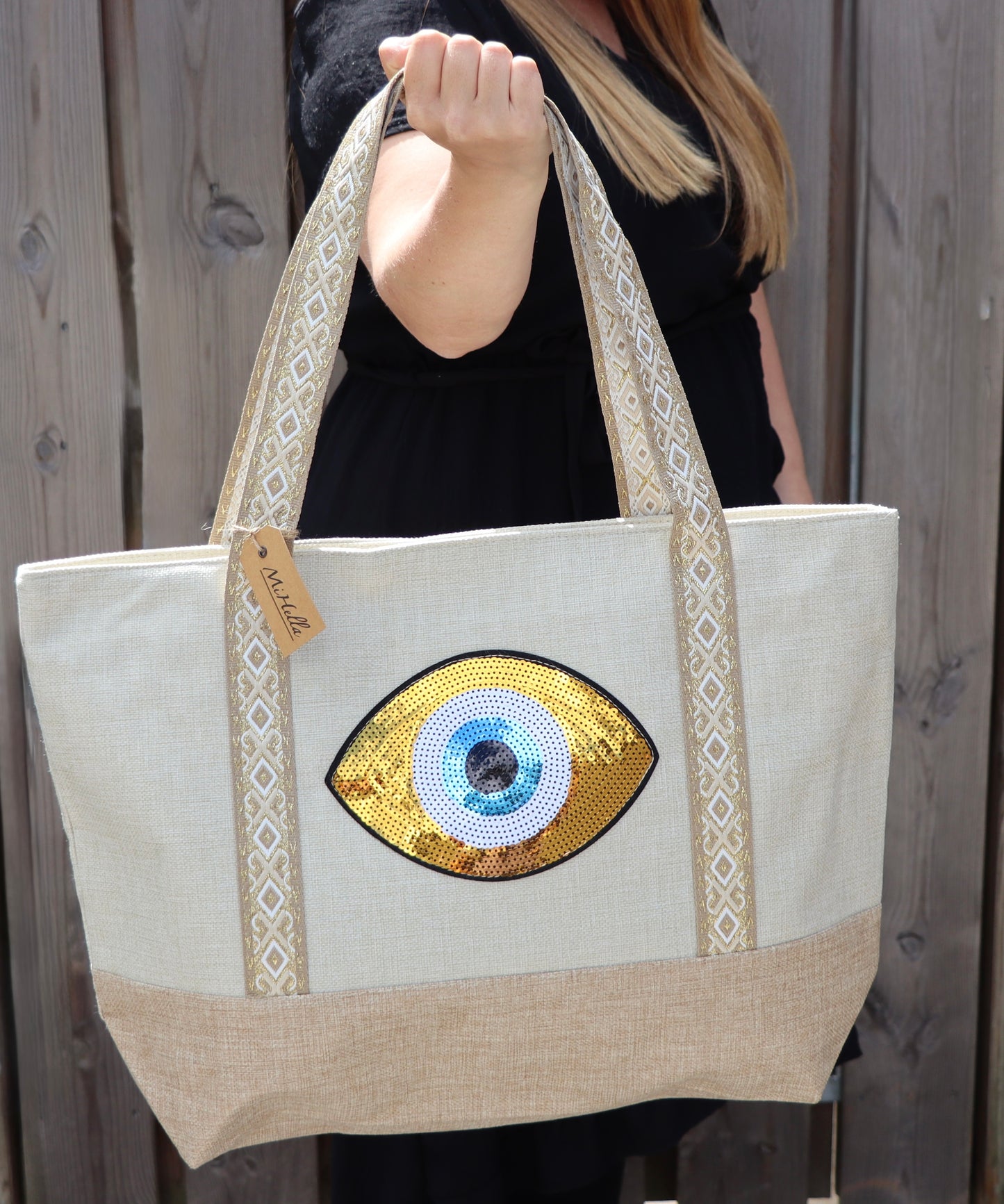 Strandtas/shopper eye