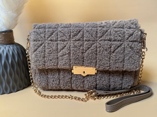 Teddy handtas beige
