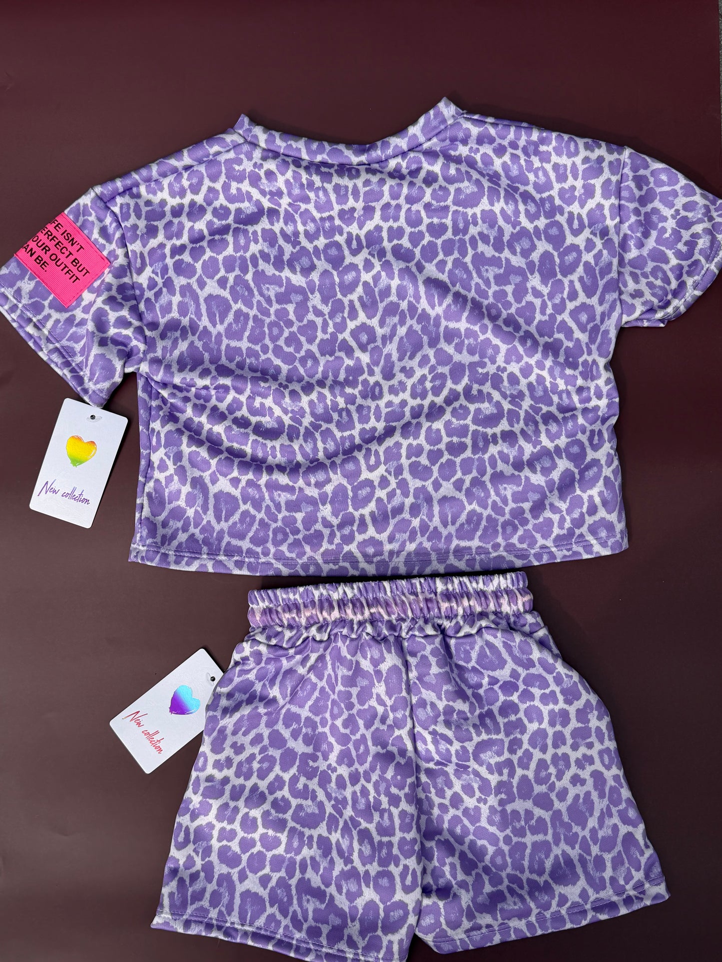 Perfect set panter paars