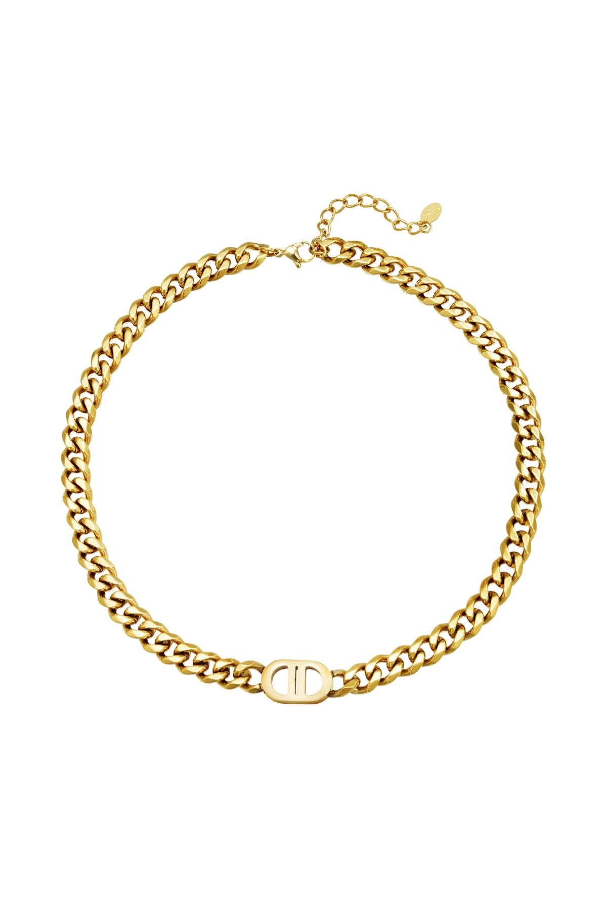 Ketting The Good Life Goud Stainless Steel